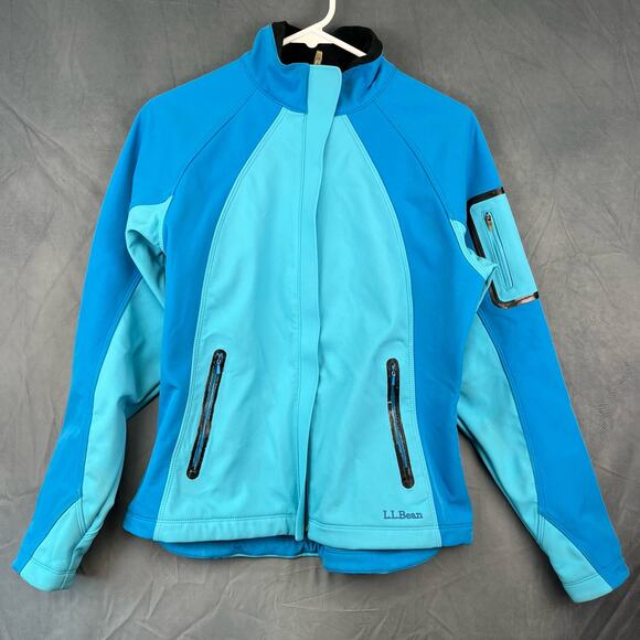 L.L. Bean Jackets & Blazers - L.L. Bean Jacket Rain Cold Weather Mock Neck Full Zip Fleece Lined Long Sleeve